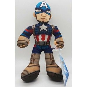 9" Marvel The Avengers Endgame Plush Captain America Toy. New. Soft. NWT